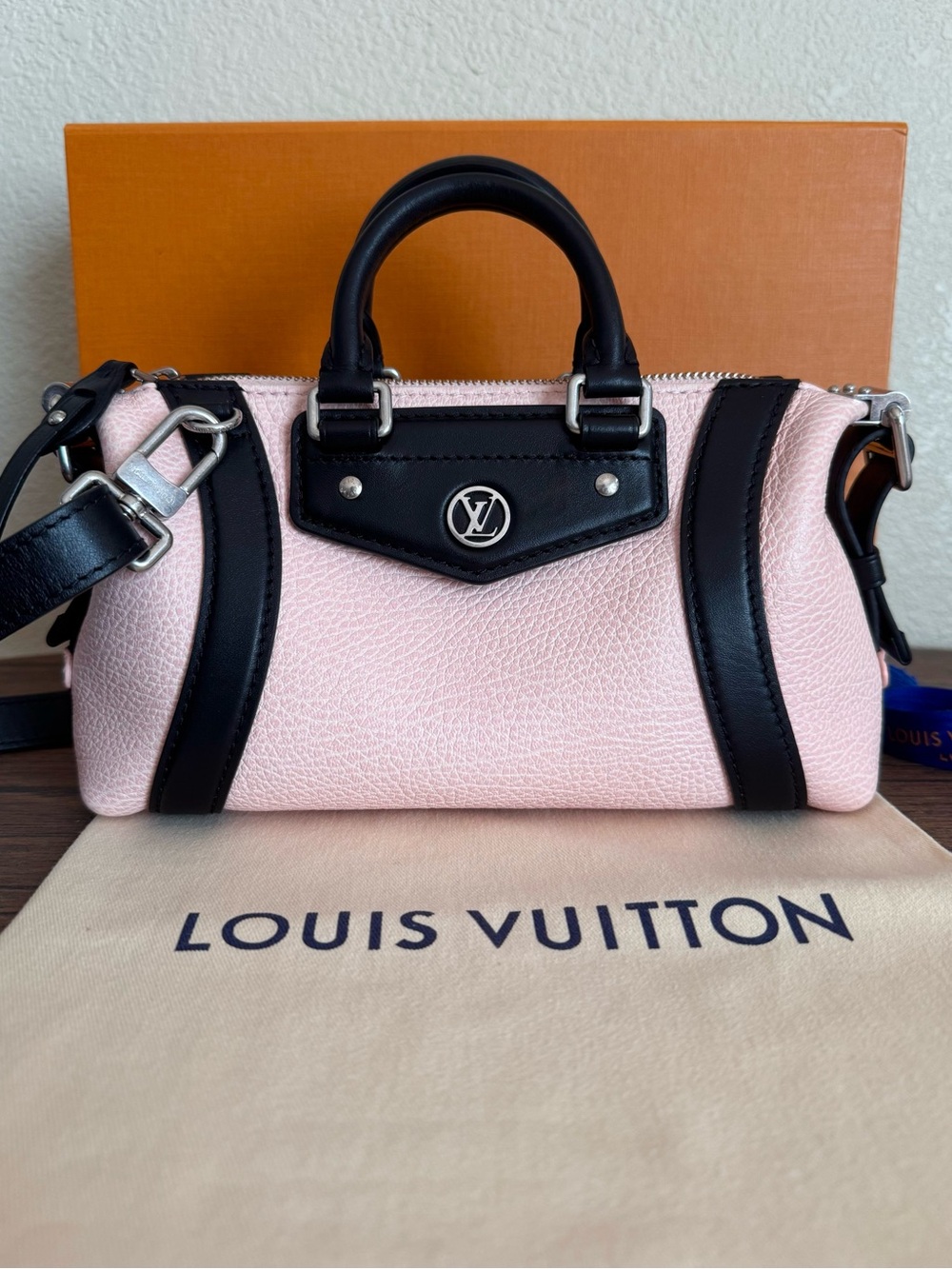LOUIS VUITTON LV Nano Biker Bag in Jasmin Rose